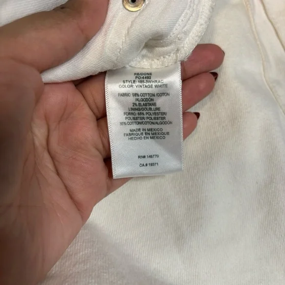 RE/DONE 90S High Rise Ankle Crop | Sz 23 - Picture 12 of 12